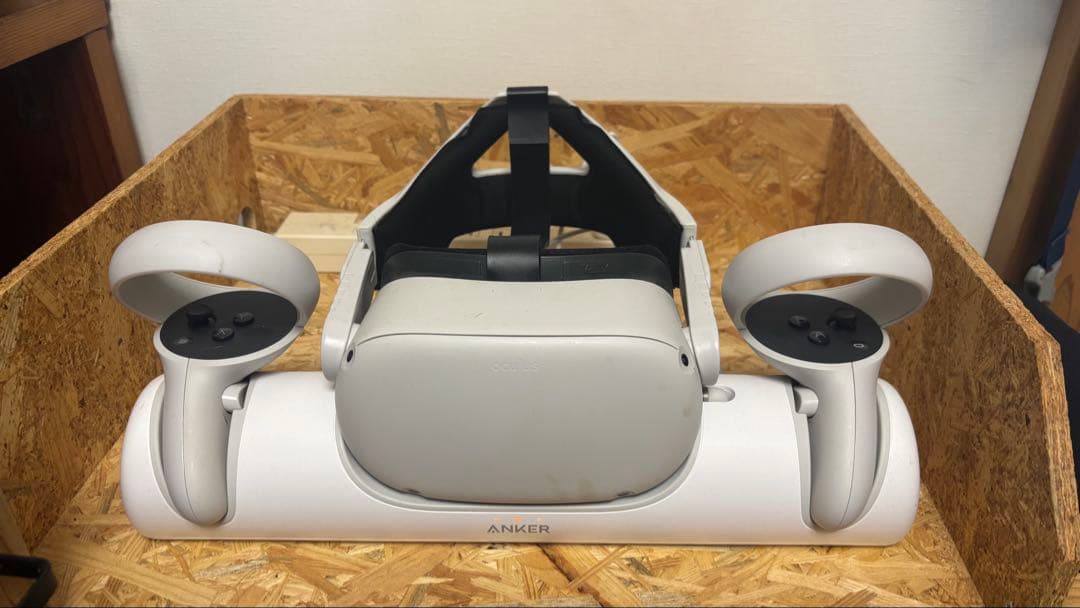 セット Meta quest 2 ストラップ 充電ドック付きやや傷や汚れあり