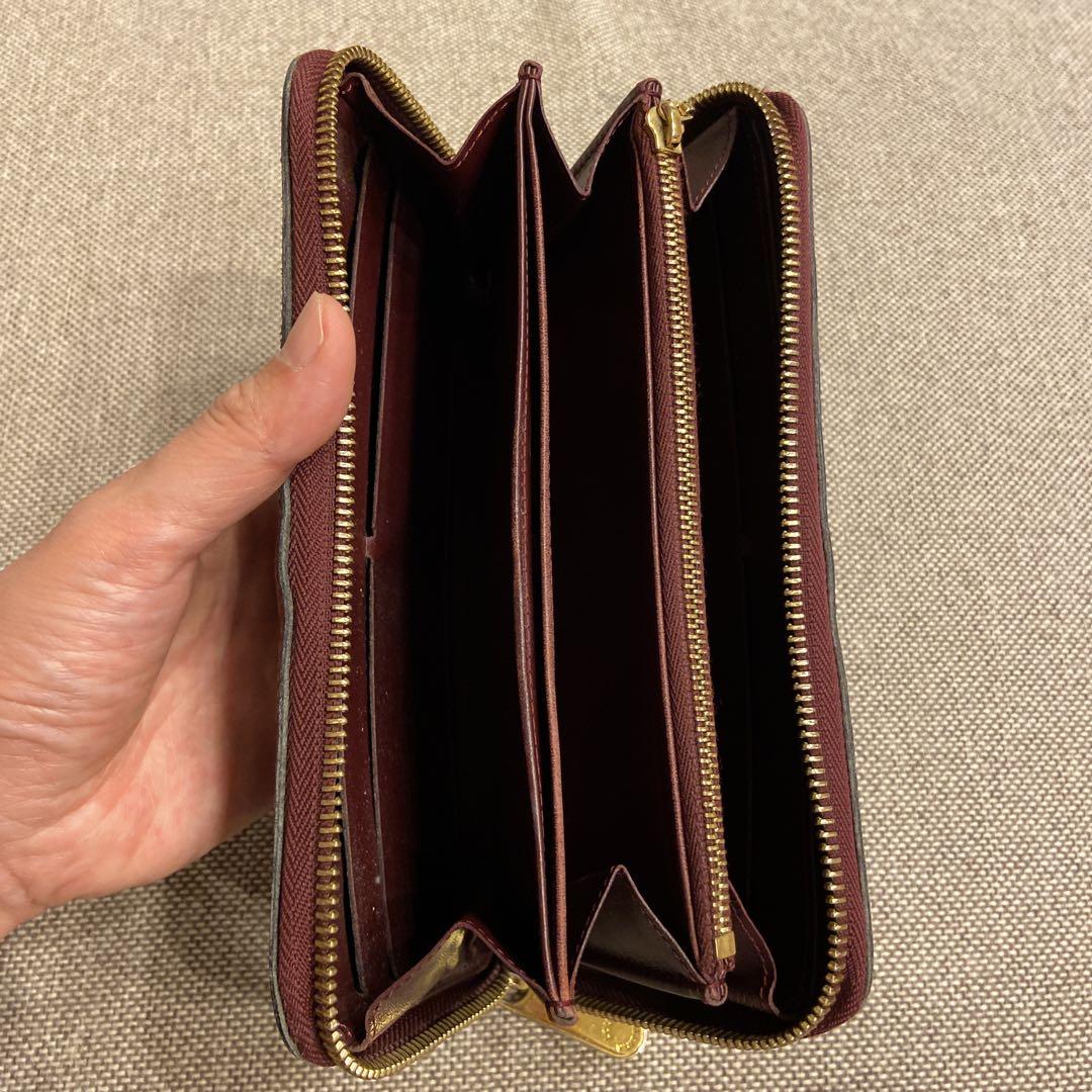 Louis Vuitton ダークレッド 長財布