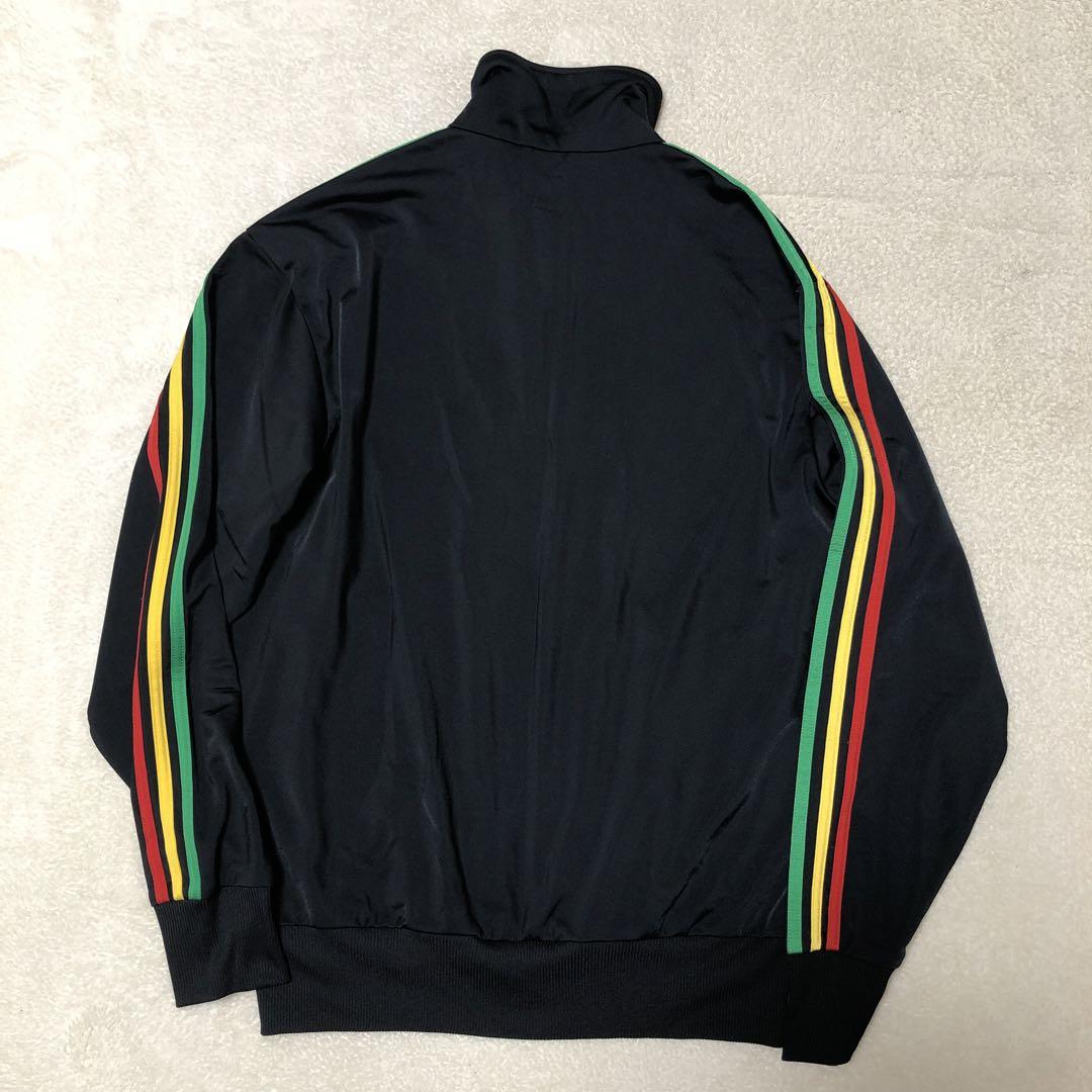 00s adidas アディダス　トラックジャケット　ジャージ上　ラスタカラーL