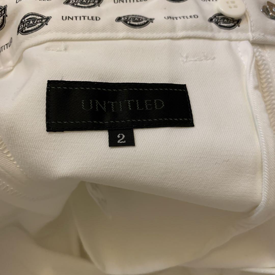 Dickies untitled ホワイト デニム ハーフパンツ 値下げ可能