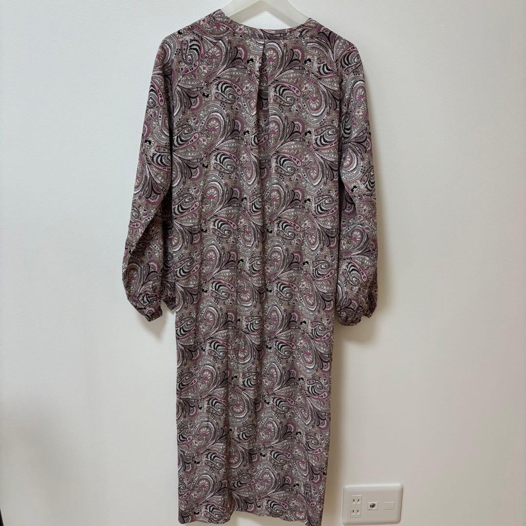 soeju ソージュ ペイズリー柄ワンピース ピンク トールサイズ soeju ソージュ ペイズリー柄ワンピース ピンク トールサイズ