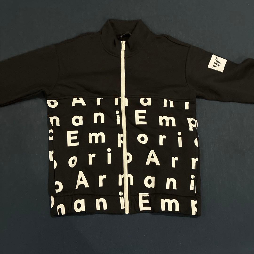 Emporio Armani フリースジャケット ブラック