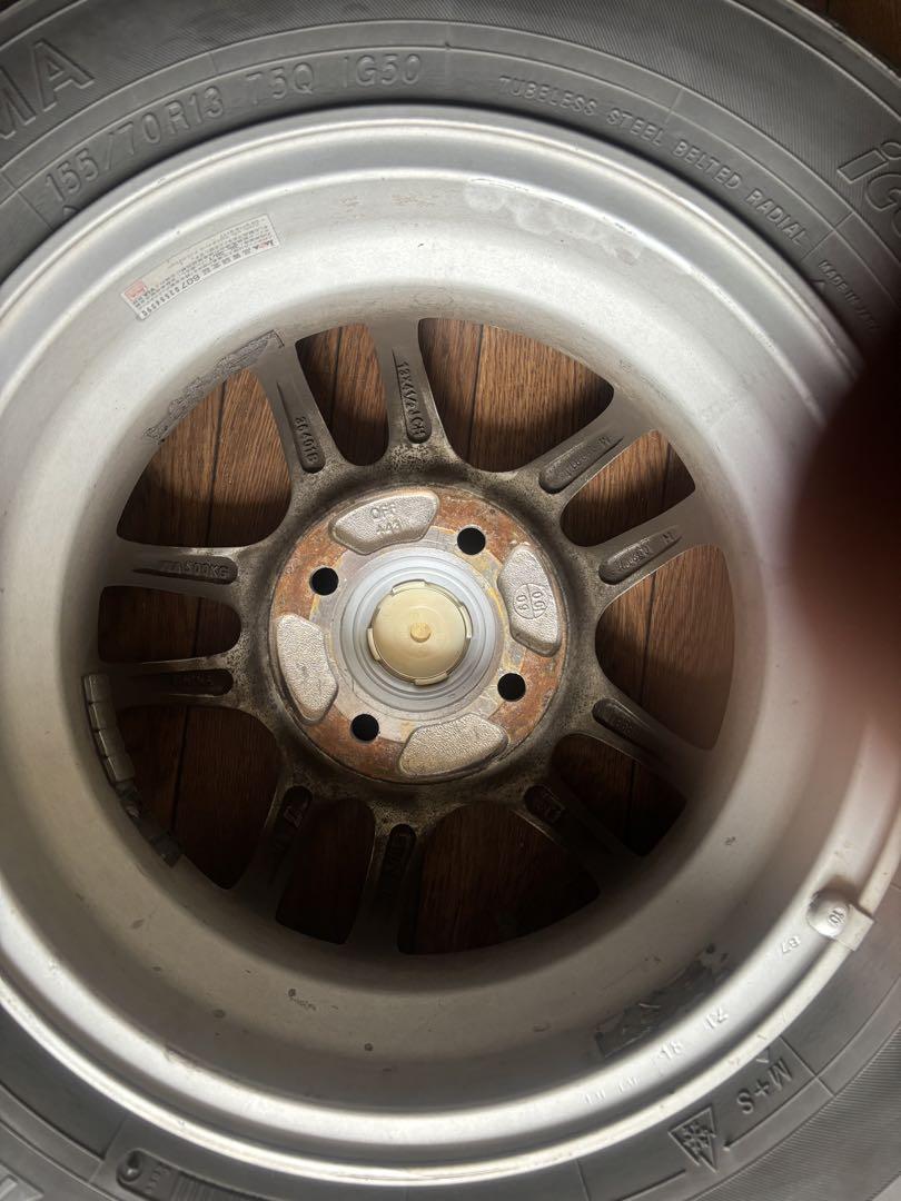 13インチ軽自動車アルミ4本セット