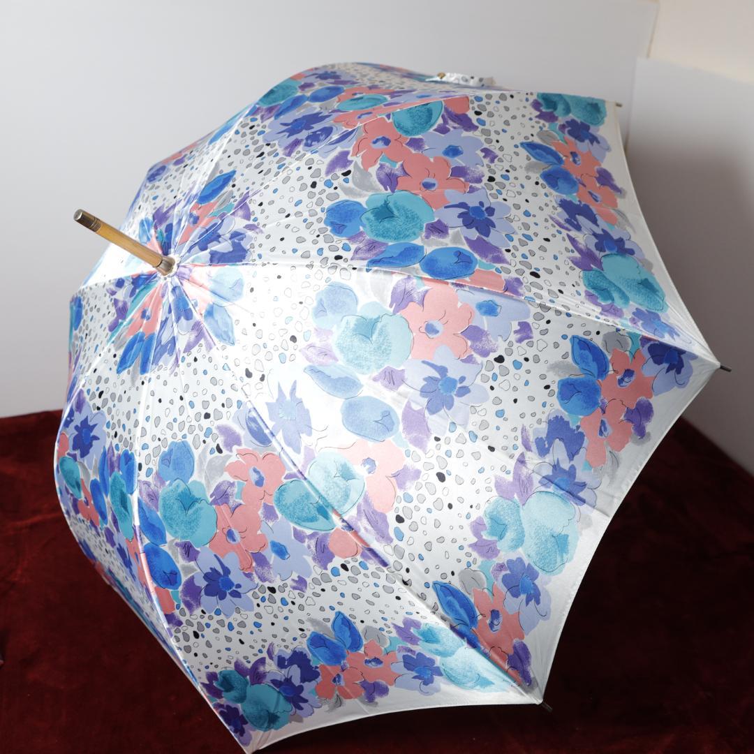 ◎美品 総柄 長傘 2本セット 千鳥 ペイズリー 濡れ kimijima等