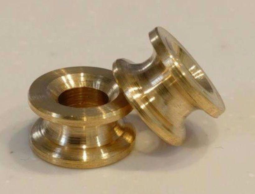 くくり罠用パーツ　〇リングホイール　５０個　　４mm ５mｍワイヤー用