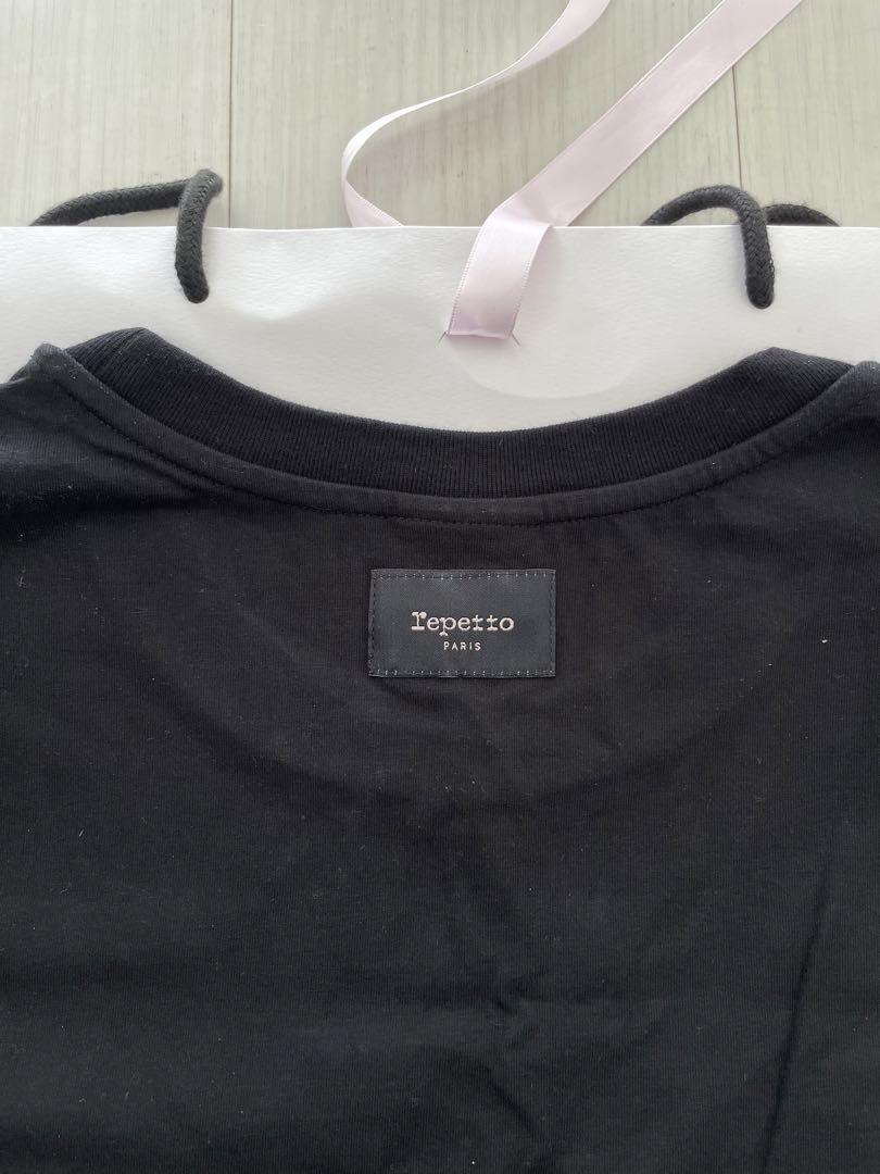 RepettoロゴTシャツ ブラック　新品未使用