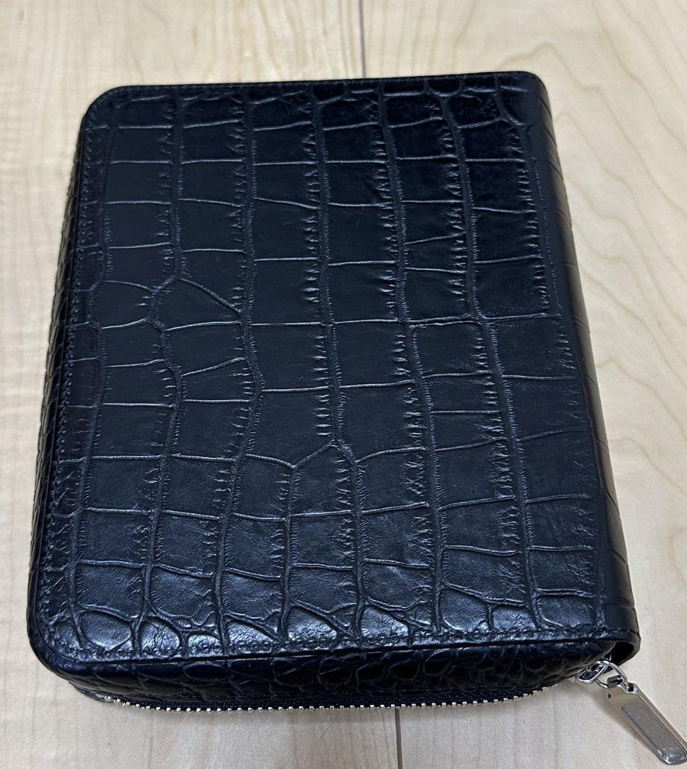 未使用】ロメオ クロコ型押し ペンケース 12本 筆記具