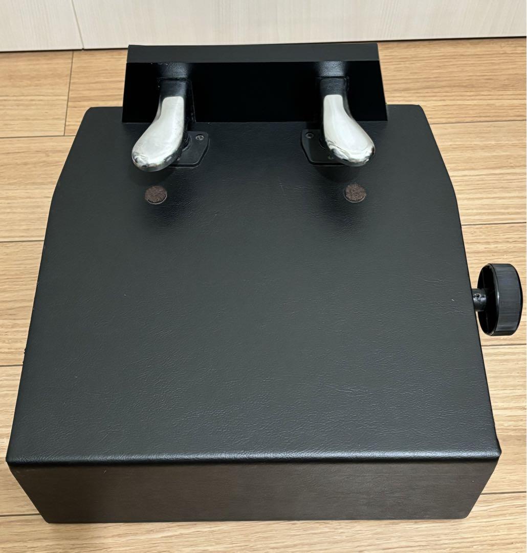 【3/15まで出品】　美品 コウナン 甲南 ピアノ 補助ペダル 黒　KP_DX