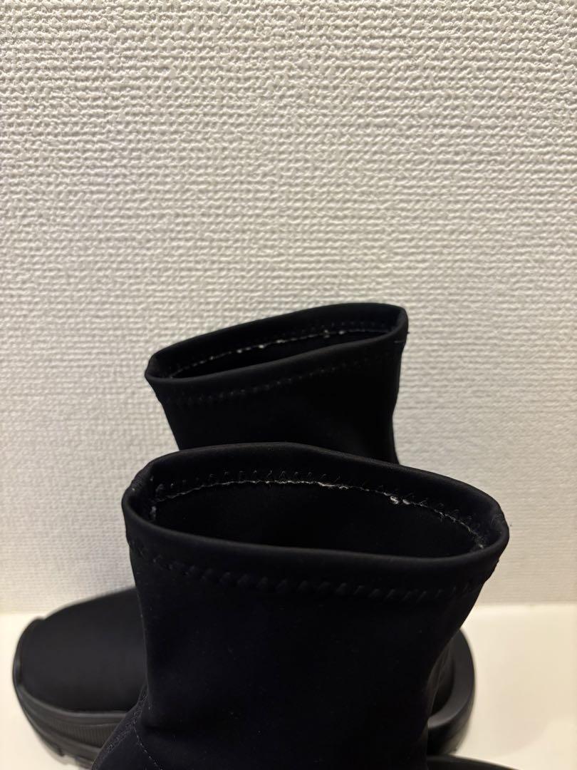 ブラックMサイズ(23.5cm)厚底ブーツ