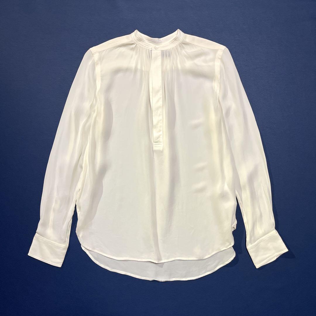 cD51 POLO RALPH LAUREN シルクレーヨンシャツ　ブラウス長袖