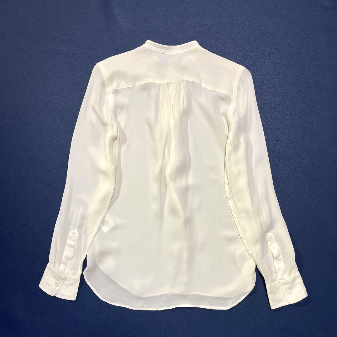 cD51 POLO RALPH LAUREN シルクレーヨンシャツ　ブラウス長袖