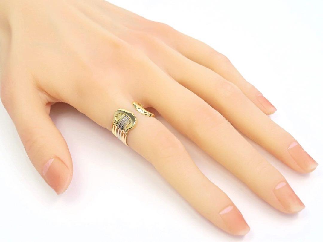 Cartier カルティエ 750 2C ドゥーブルC リング LM C2