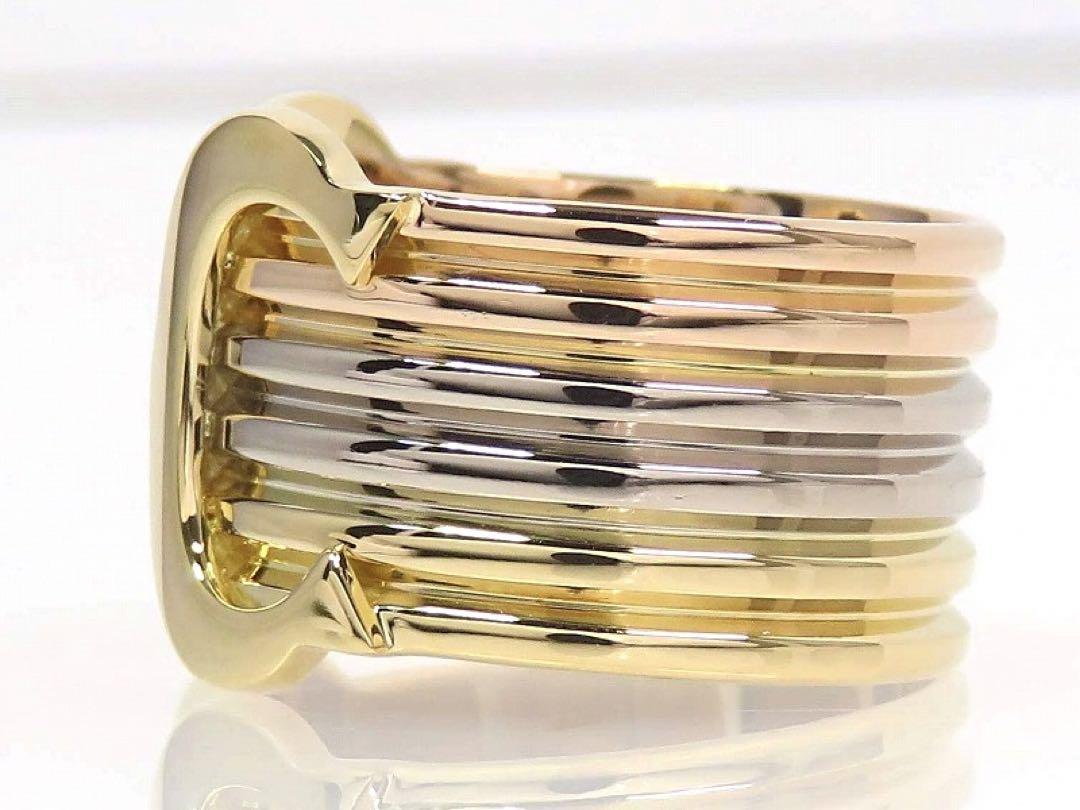Cartier カルティエ 750 2C ドゥーブルC リング LM C2