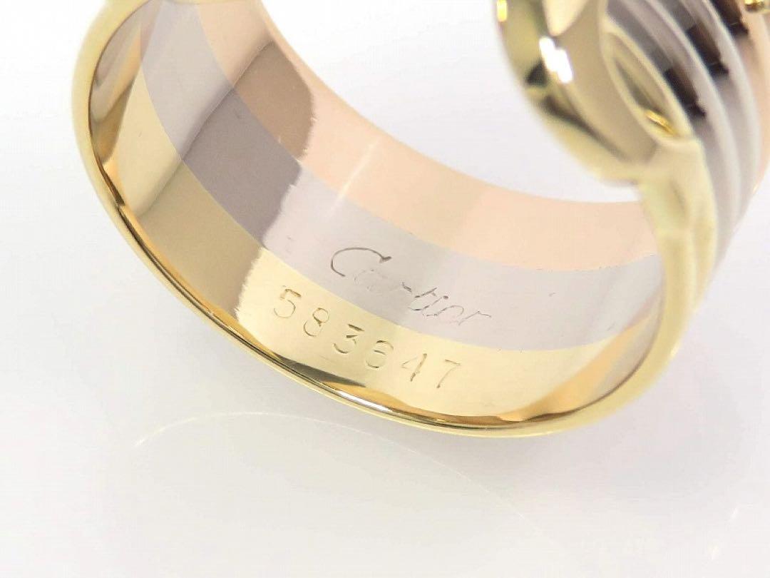 Cartier カルティエ 750 2C ドゥーブルC リング LM C2