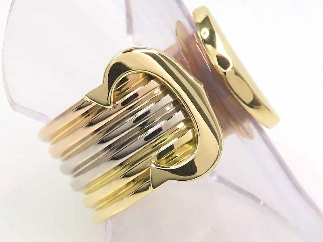 Cartier カルティエ 750 2C ドゥーブルC リング LM C2
