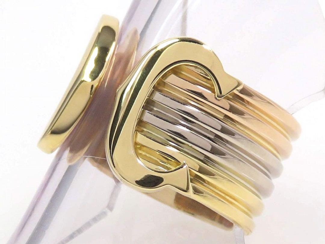 Cartier カルティエ 750 2C ドゥーブルC リング LM C2