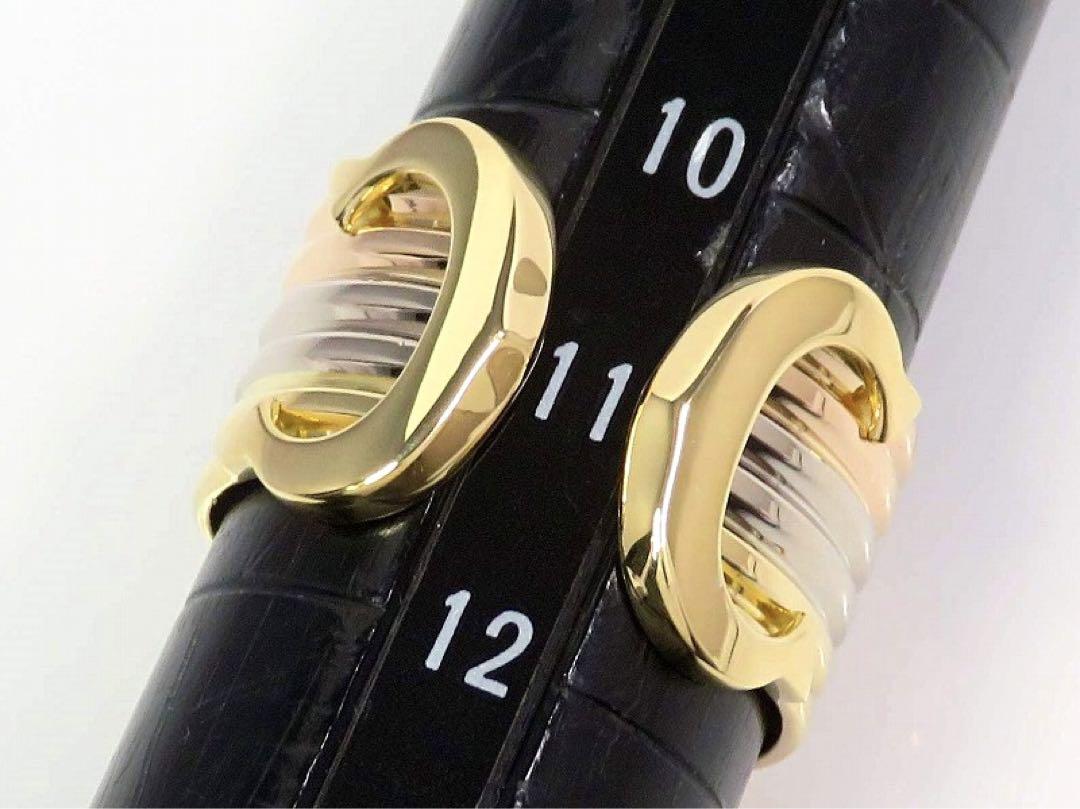 Cartier カルティエ 750 2C ドゥーブルC リング LM C2
