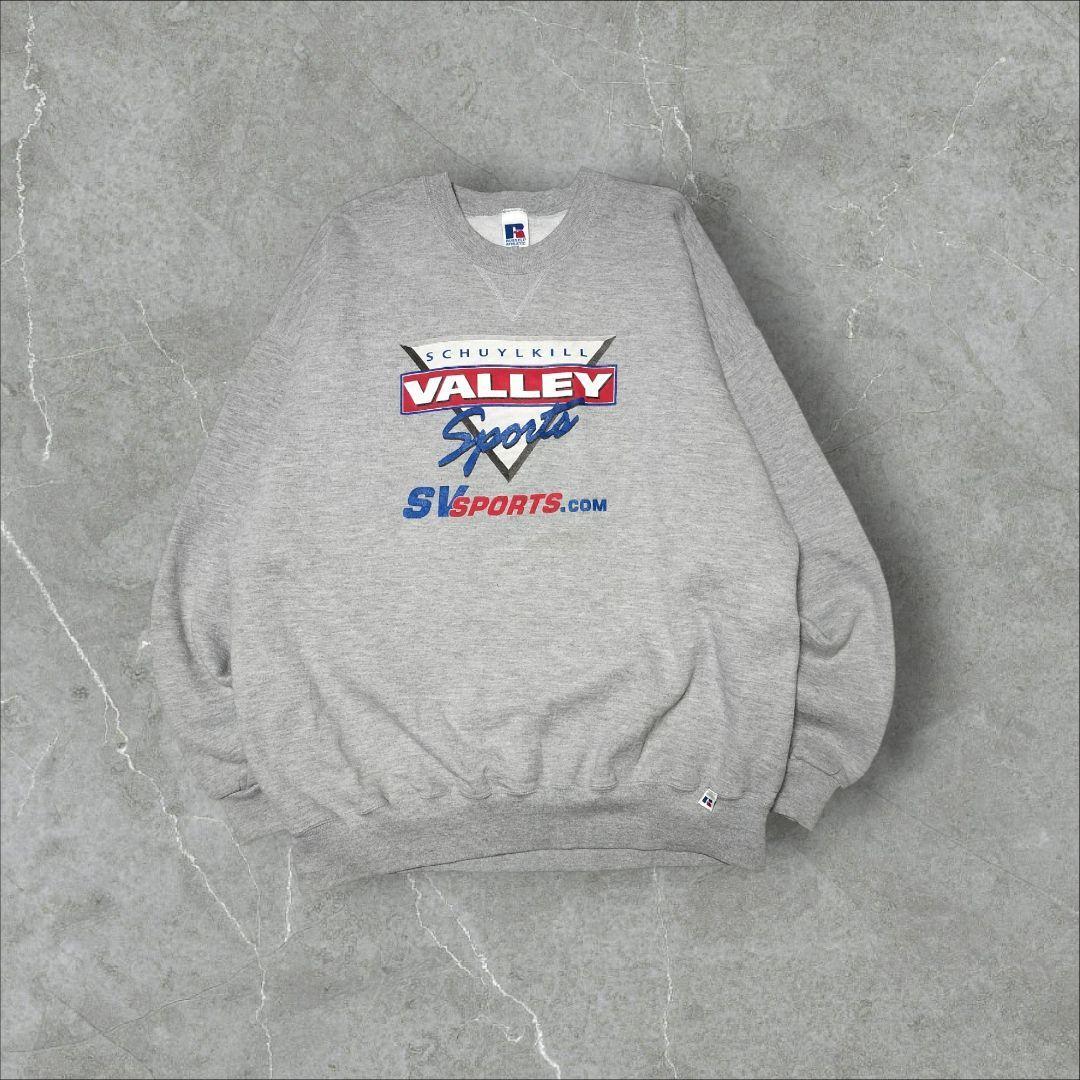 US古着 90s Russell スウェット メキシコ製 企業ロゴ サイズ3XL