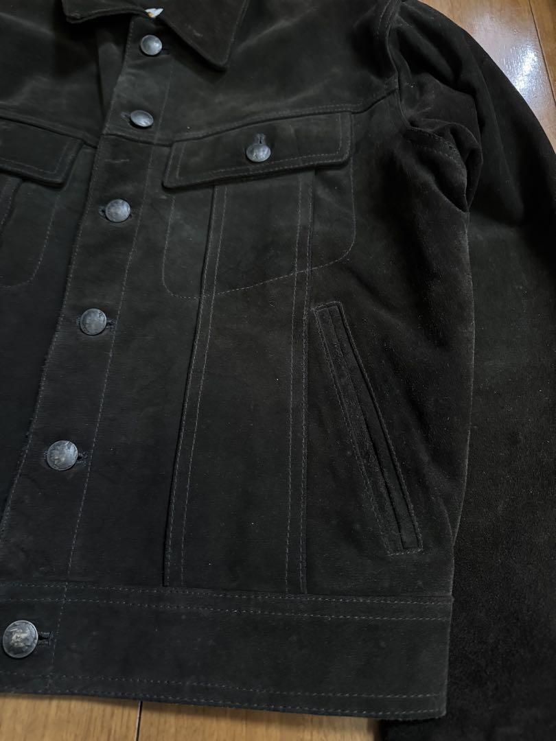 HARLEY DAVIDSON スウェード レザー トラッカージャケット S