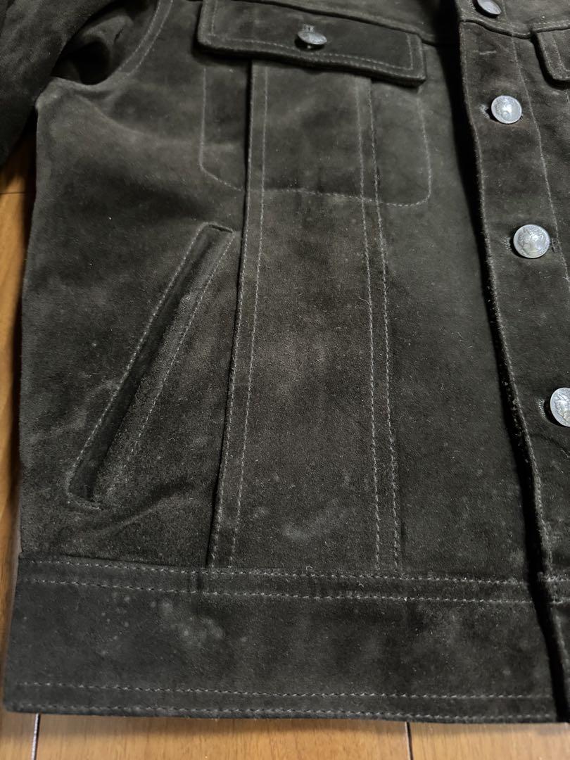 HARLEY DAVIDSON スウェード レザー トラッカージャケット S