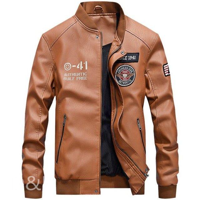 2022大得価 PU革ジャケット メンズ 革ジャン レザージャケット MA-1 立ち襟 GAmKI-m44784601832 在庫高評価