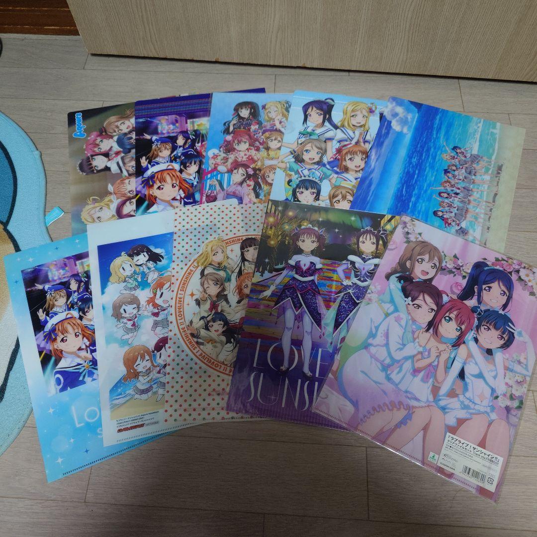 ラブライブ!サンシャイン!!×R4G A4クリアファイル ９枚 コンプセット TUJ-1022_1.jpg