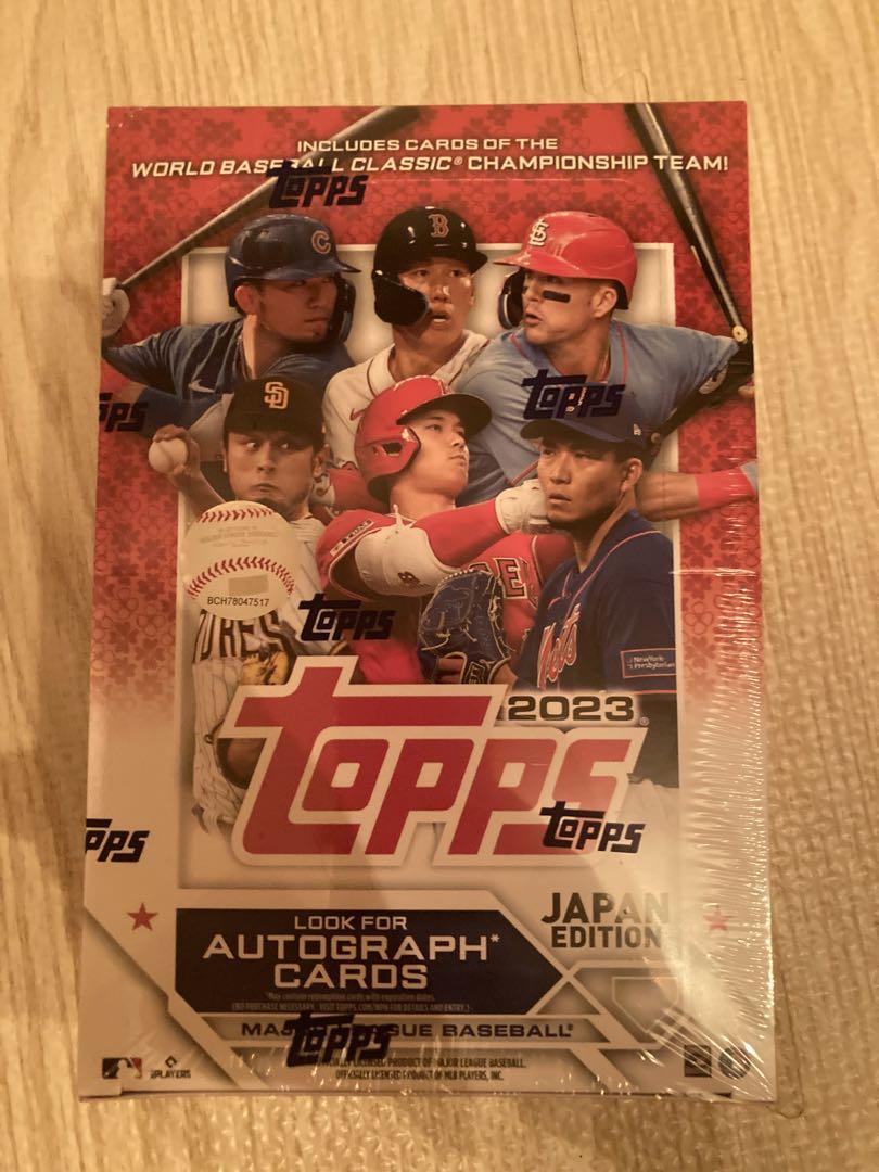 TOPPS MLB JAPAN EDITION 2023 1BOX 新品 未開封