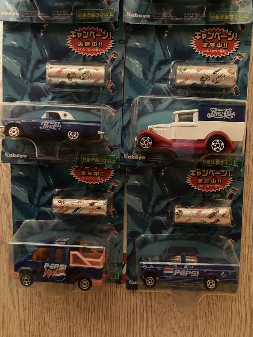 majorette✖️PEPSI カバヤペプシコラボ台紙付未開封ミニカー10台