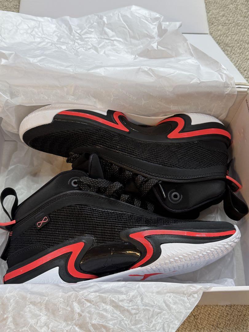 AIR JORDAN XXXVI PF 8.5 ブラック/インフラレッド