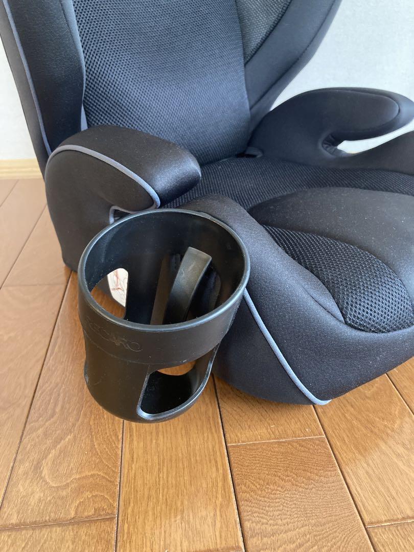 RECARO ジュニアシート ブラック カップホルダー付き