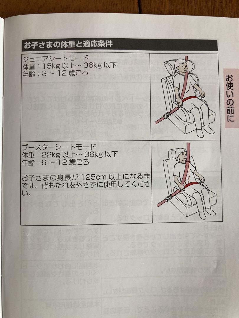 RECARO ジュニアシート ブラック カップホルダー付き