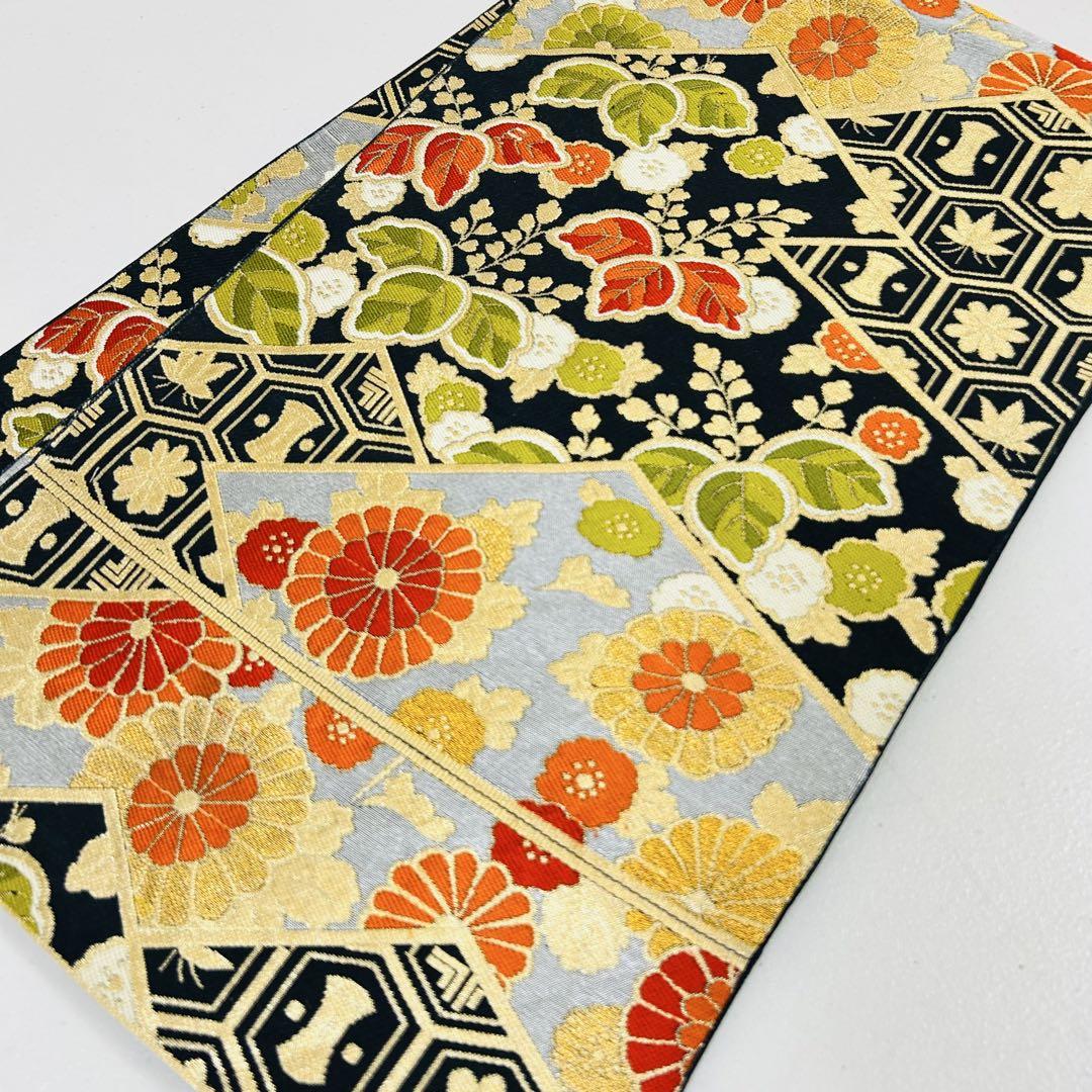 楽天市場】アンティーク 正絹 刺繍 帯の通販