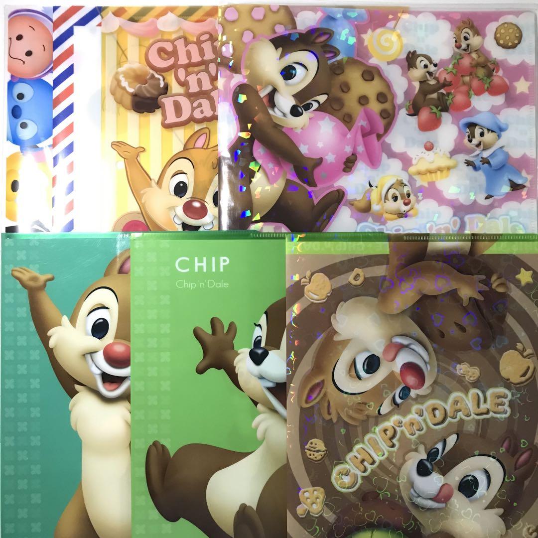 7点セット】 チップ デール クリアファイル ツムツム ディズニー