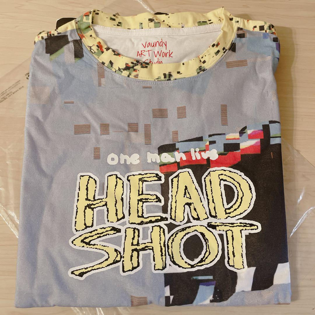 XL Vaundy ロゴ Tシャツ HEADSHOT グッズライブツアー