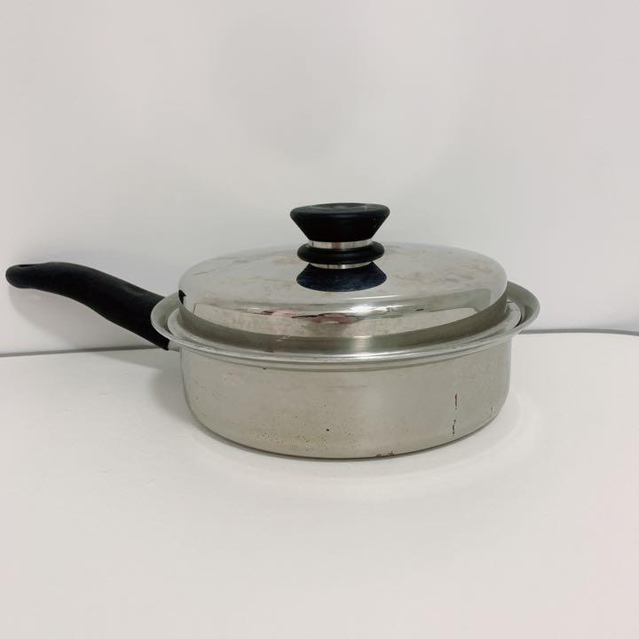 限定SALE格安 Amway 鍋 ステンレス 揚げ物 IuM3c-m44798773262 アムウェイ 中フライパン クイーンクック お得日本製