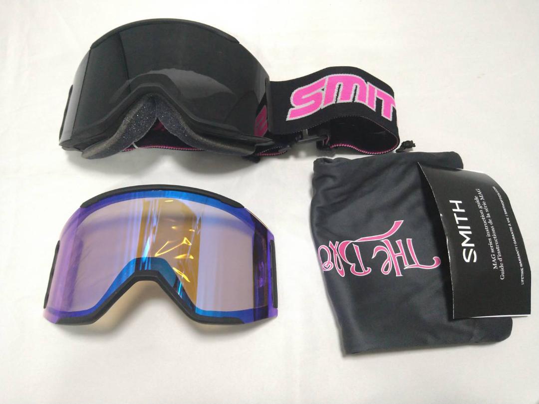 スミス スカッド マグ SMITH スノーボードゴーグル BLONDES黒