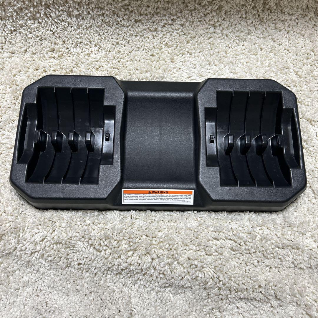 【美品】可変式　ダンベル　20kg 調整可能　筋トレ　5段階　トレーニング　②