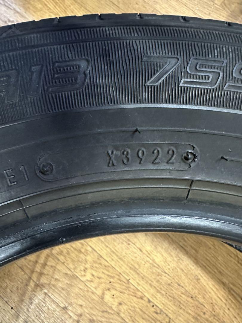 DUNLOP DIGI-TYRE 145/80R13 ノーマルタイヤ22年(1)