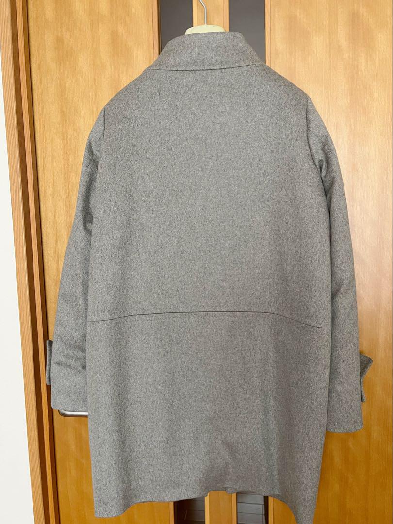 ヘルノ HERNO カシミヤ布帛x内側ダウンのコート