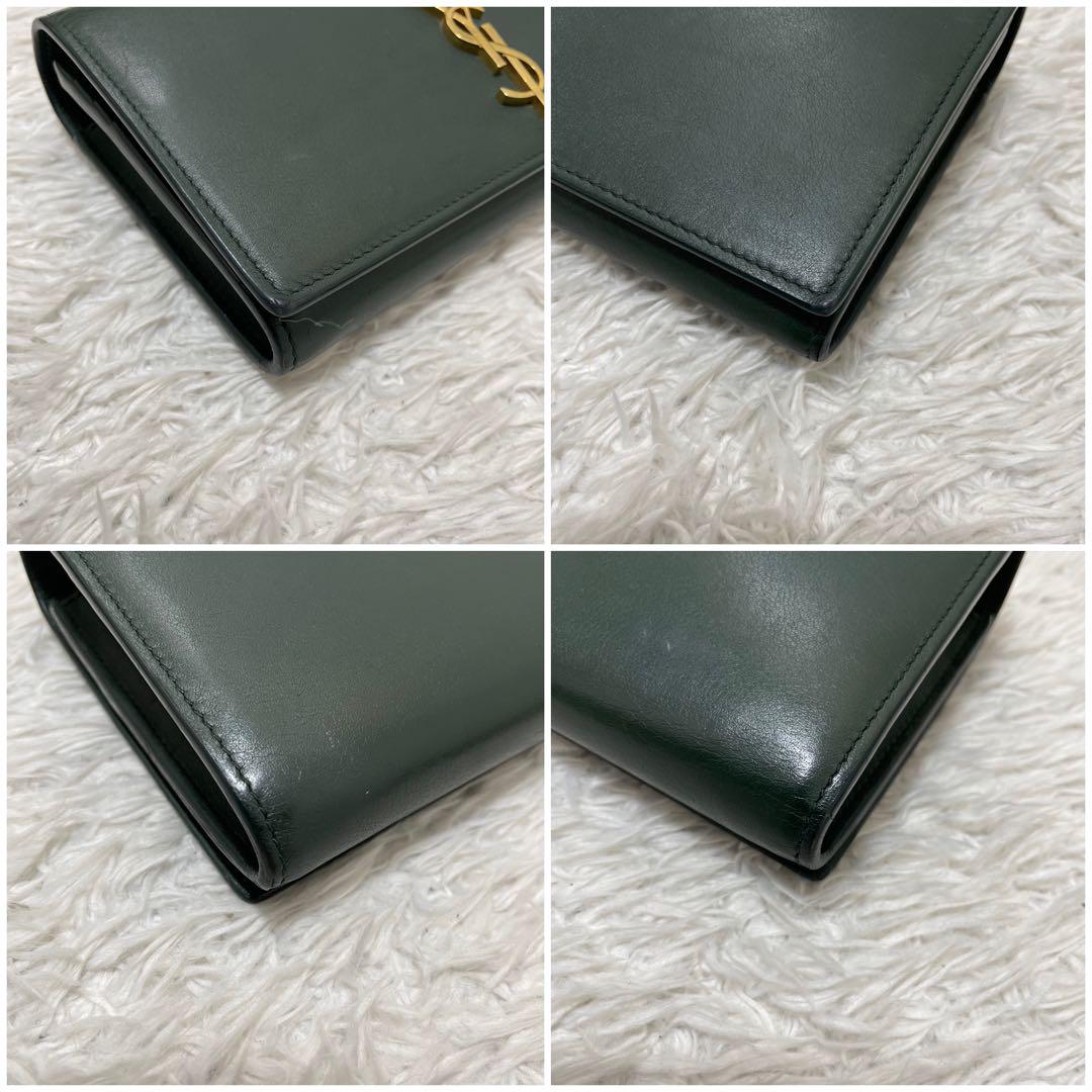 希少⭐️サンローラン 長財布 カサンドラ ゴールド金具 レザー