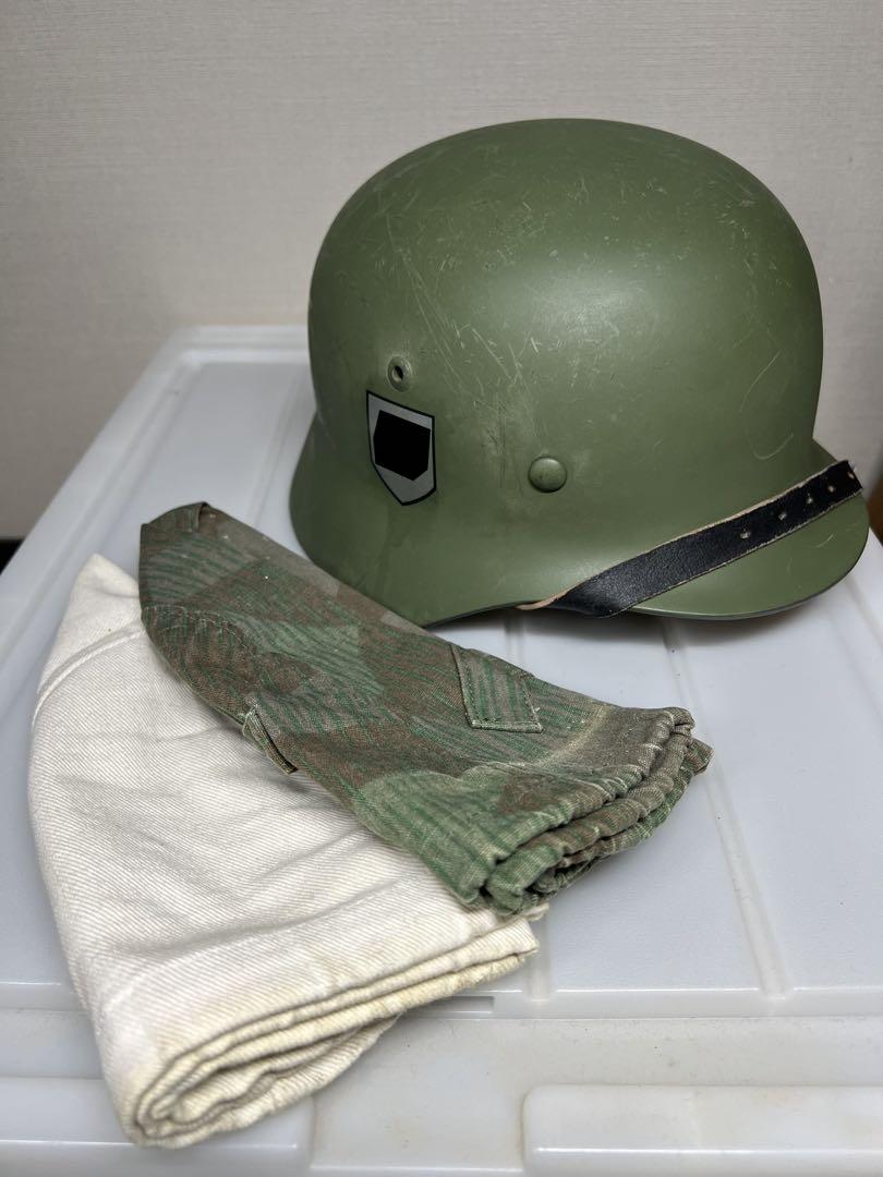 WW2 ドイツ軍 M35 シュタールヘルム スチールヘルメット - メルカリ