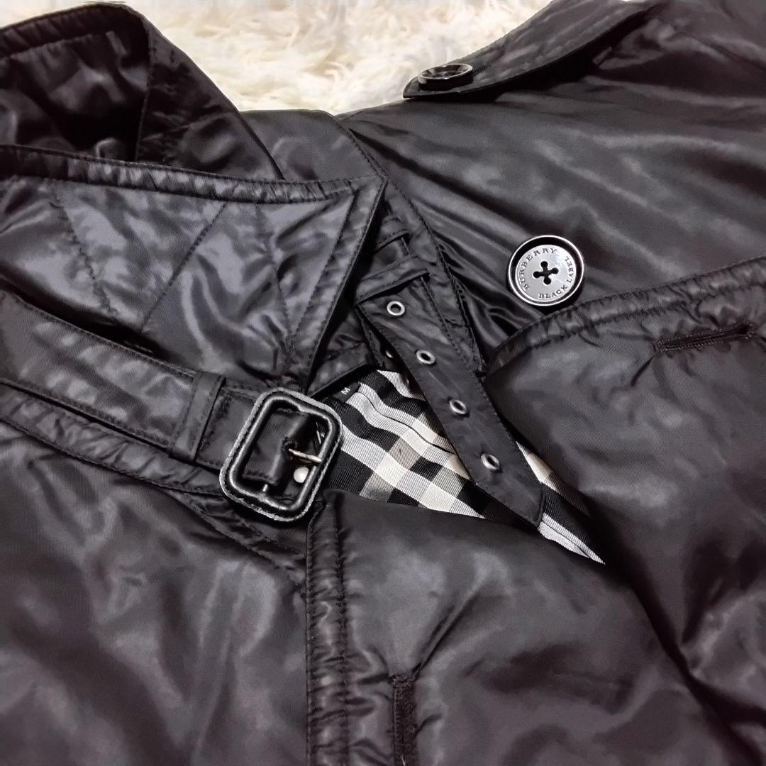 【極美品】BURBERRY BLACK LABEL 中綿 トレンチコート ベルト