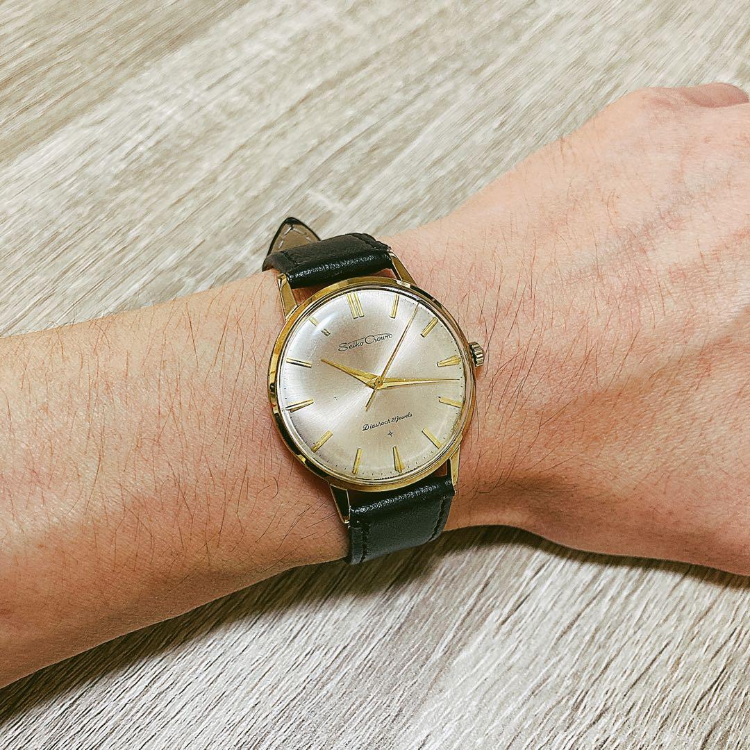 美品 動作良好 セイコークラウン SEIKO CROWN 手巻き 腕時計 美品 動作良好 セイコークラウン SEIKO CROWN 手巻き 腕時計