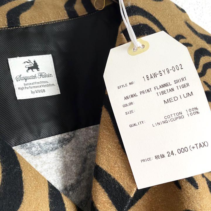 在庫あお得 新品 プリント オープンカラーシャツ 6ZPw7-m44807840337 SASQUATCHFABRIX 総柄 正規品爆買い