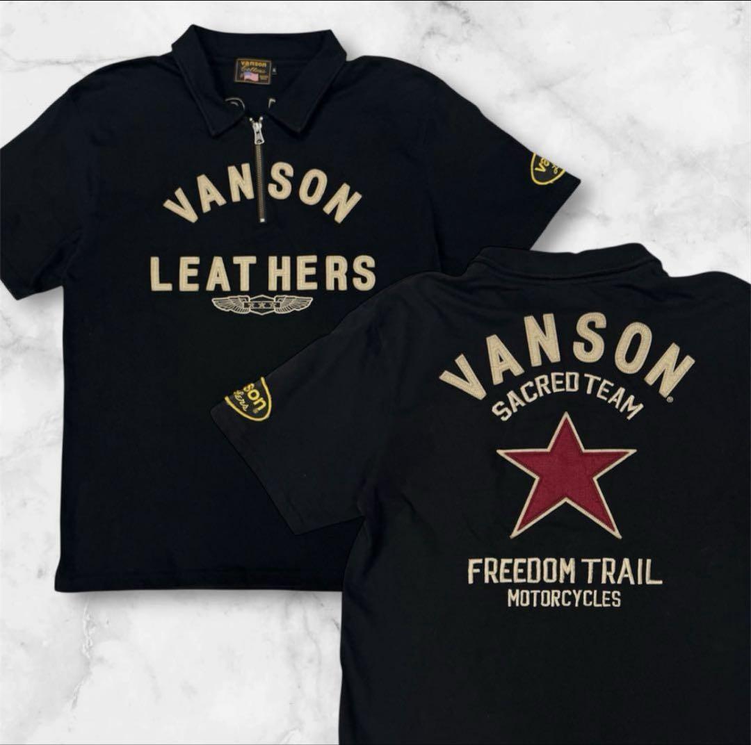 VANSON バンソン ワンスター ハーフジップ スウェット シャツ VANSON バンソン ワンスター ハーフジップ スウェット シャツ
