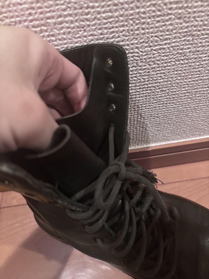 サンローランパリ　コンバットブーツ黒　40 1/2