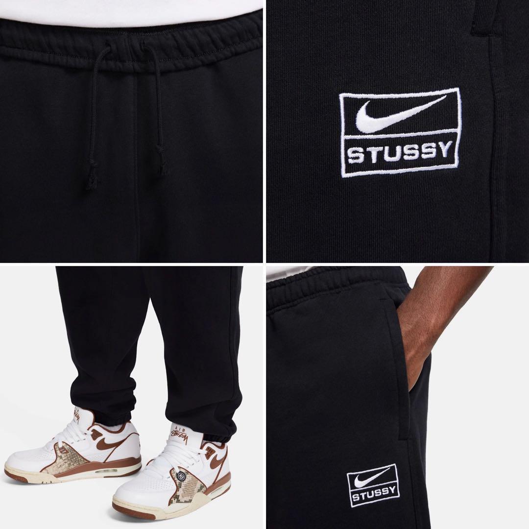 Nike x Stussy Washed Fleece Pants Black - メルカリ