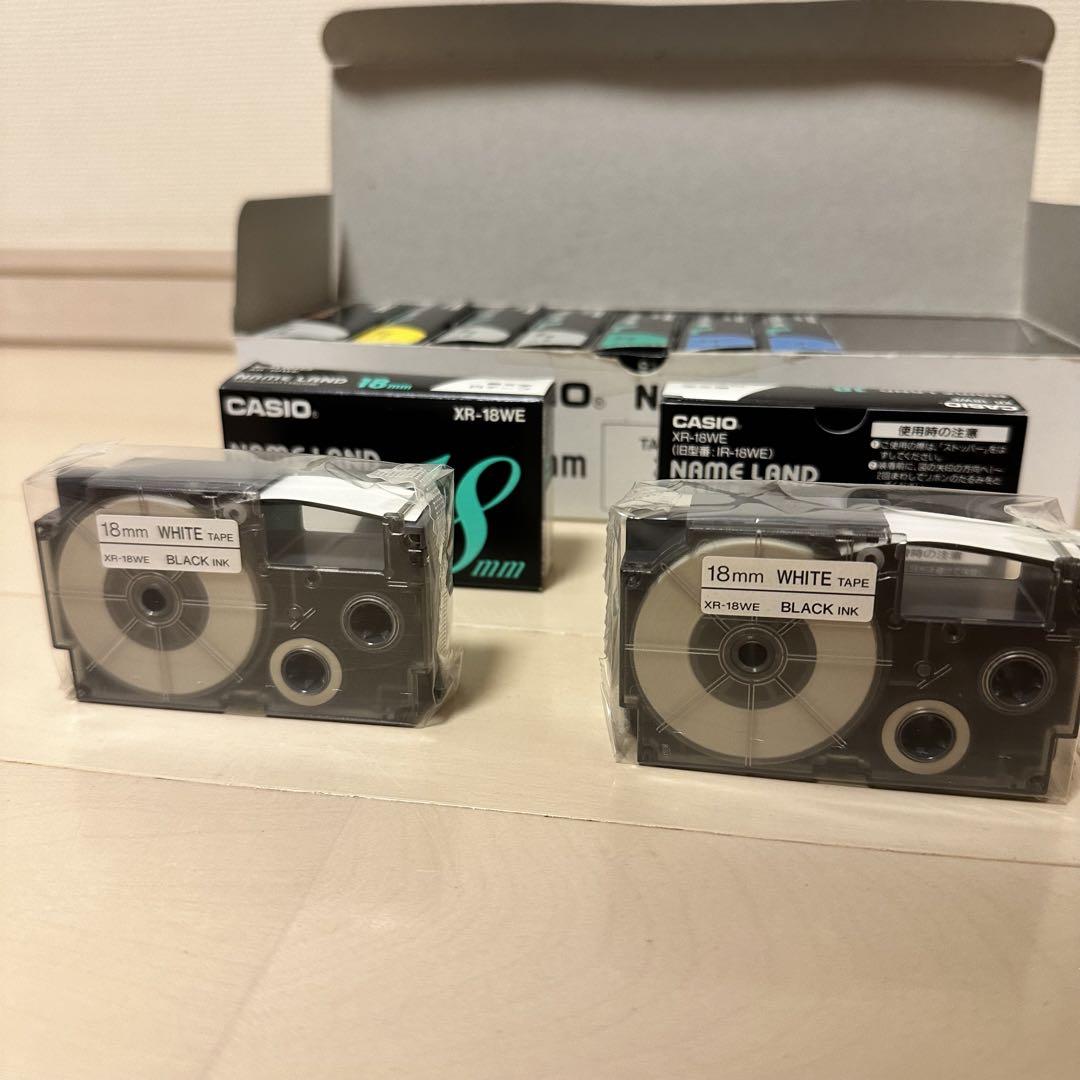 CASIO NAME LAND ラベルテープ