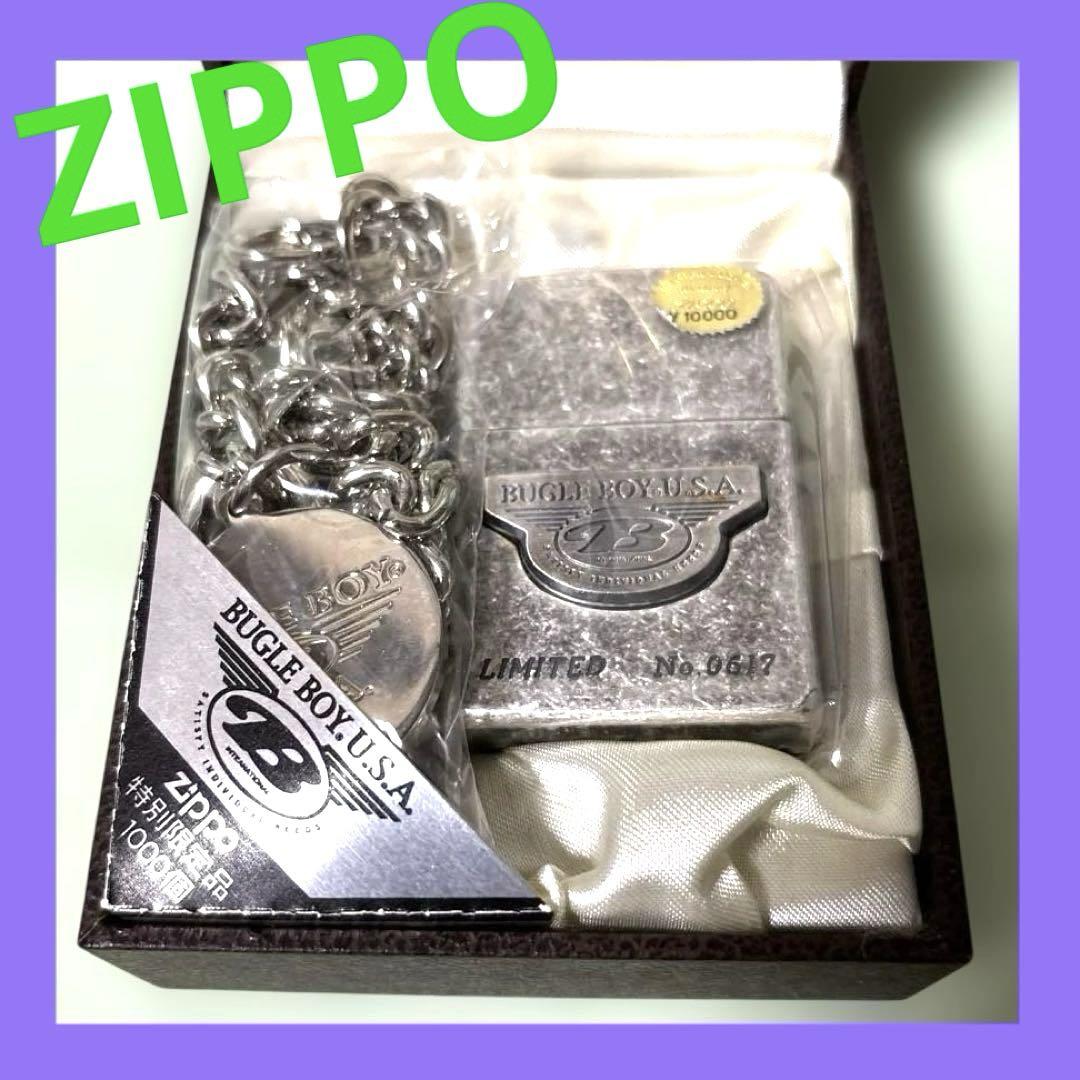 zippo『BUGLE BOY USA』ビューグルボーイ チェーン付き1996年