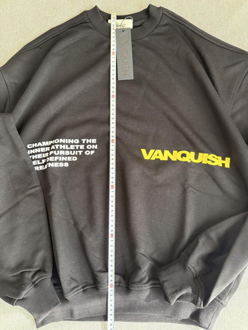 VANQUISH ブラック スウェット トレーナー